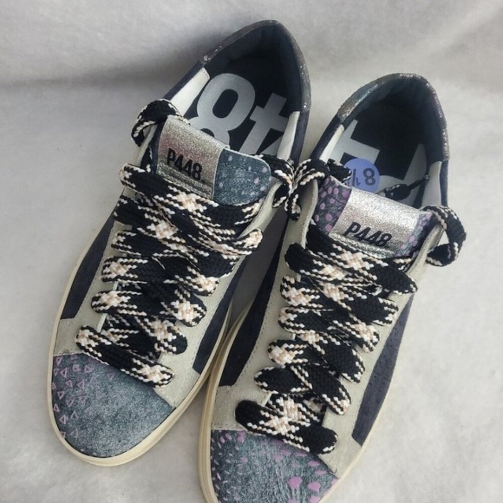 NEW P448 Jack Denim Sneakers, Size 39 - Picture 3 of 11